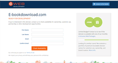 Desktop Screenshot of e-bookdownload.com